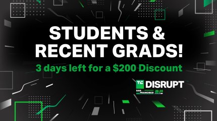 学生和应届毕业生：仅剩3天可节省2024年TechCrunch Disrupt学生通行证